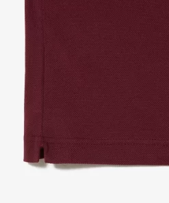 Lacoste Jungenkleidung>Poloshirt Aus Baumwollpique Mit Colourblock Burgunder / Weis N2I