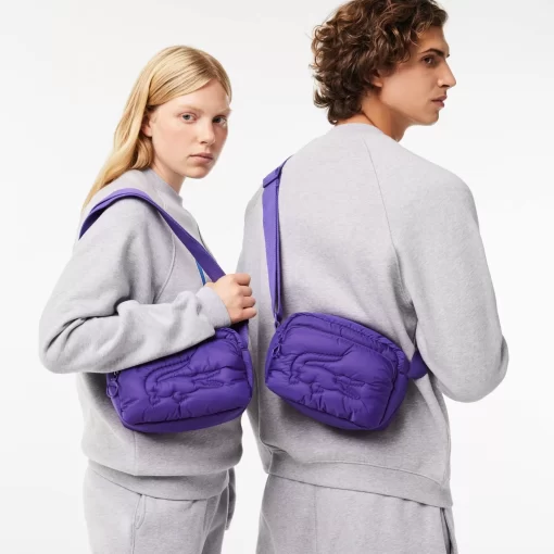 Lacoste Taschen>Puffy Croc Stepp-Tasche Acai M57