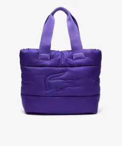 Lacoste Taschen>Puffy Croc Stepp-Tote Bag Acai M57