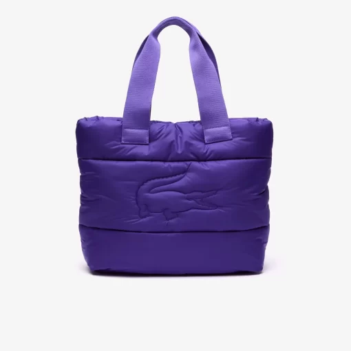 Lacoste Taschen>Puffy Croc Stepp-Tote Bag Acai M57