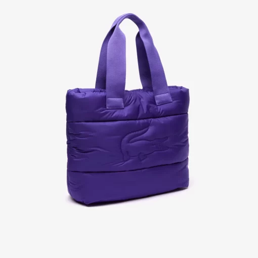 Lacoste Taschen>Puffy Croc Stepp-Tote Bag Acai M57