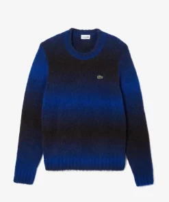 Lacoste Pullover>Pullover Aus Alpaka-Wolle Mit Ombre-Effekt Schwarz / Blau Tii