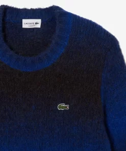 Lacoste Pullover>Pullover Aus Alpaka-Wolle Mit Ombre-Effekt Schwarz / Blau Tii