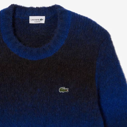 Lacoste Pullover>Pullover Aus Alpaka-Wolle Mit Ombre-Effekt Schwarz / Blau Tii