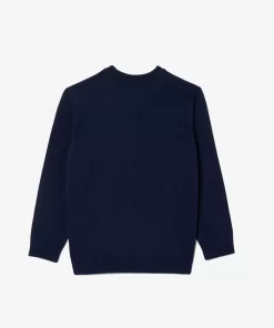 Lacoste Jungenkleidung>Pullover Aus Baumwoll-Merino-Mischung Navy Blau 166