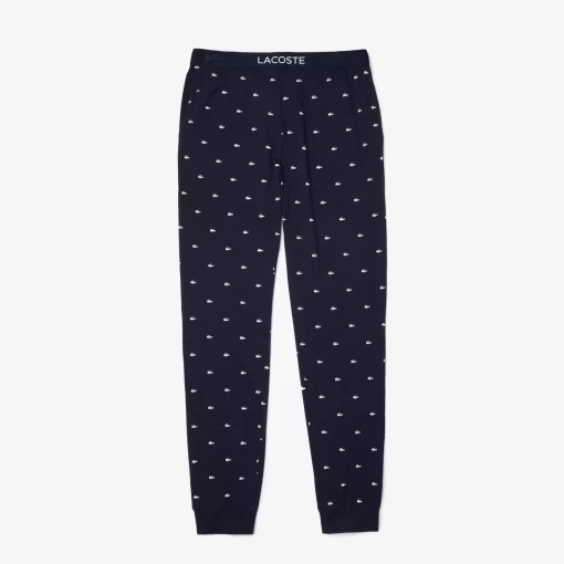 Lacoste Unterwäsche & Loungewear>Pyjama Hosen Aus Jersey Mit Streifen Navy Blau / Weis 525