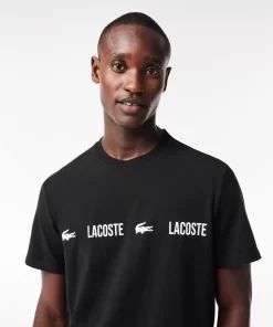 Lacoste Unterwäsche & Loungewear>Pyjama-Oberteil Aus Jersey Mit Logo Schwarz / Weis 258