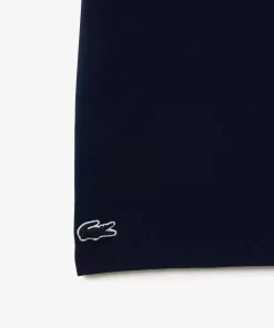 Lacoste Unterwäsche & Loungewear>Pyjama-Oberteil Mit Kontrastkragen Navy Blau 166