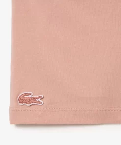 Lacoste Unterwäsche & Loungewear>Pyjama-Set Mit Croc-Shorts Rosa Iyu