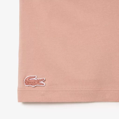 Lacoste Unterwäsche & Loungewear>Pyjama-Set Mit Croc-Shorts Rosa Iyu