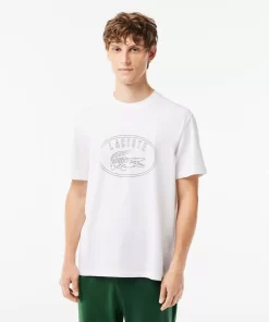 Lacoste Unterwäsche & Loungewear>Pyjama-Set Mit Hosen Mit Kontrast-Logo Weis / Grun 737