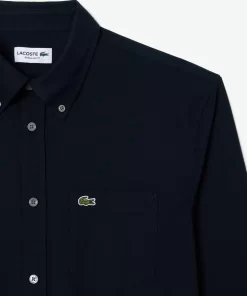 Lacoste Hemden>Regular Fit Hemd Aus Oxford-Baumwolle Navy Blau F2W