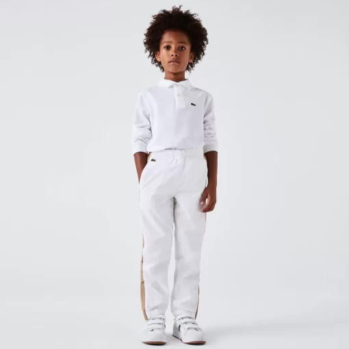 Lacoste Jungenkleidung>Regular Fit Jungen-Poloshirt Aus Petit Pique Weis 001