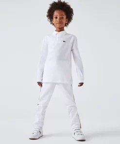 Lacoste Jungenkleidung>Regular Fit Jungen-Poloshirt Aus Petit Pique Weis 001