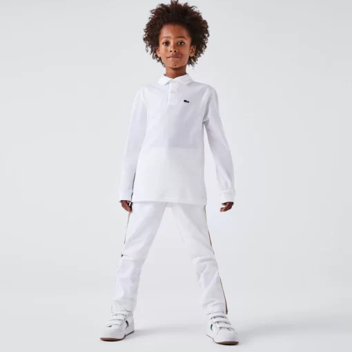 Lacoste Jungenkleidung>Regular Fit Jungen-Poloshirt Aus Petit Pique Weis 001