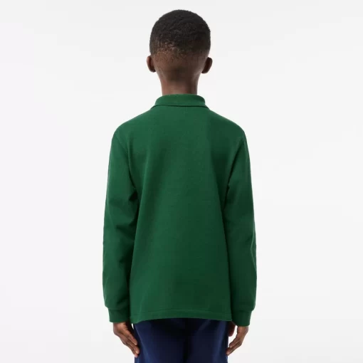 Lacoste Jungenkleidung>Regular Fit Jungen-Poloshirt Aus Petit Pique Grun 132