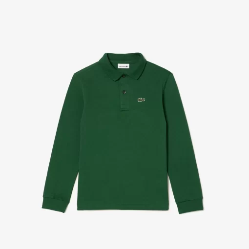 Lacoste Jungenkleidung>Regular Fit Jungen-Poloshirt Aus Petit Pique Grun 132