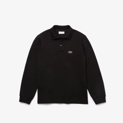 Lacoste Jungenkleidung>Regular Fit Jungen-Poloshirt Aus Petit Pique Schwarz 031