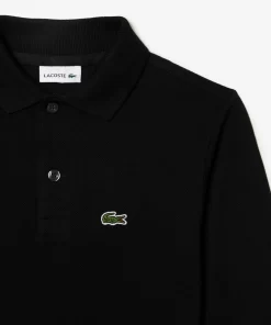 Lacoste Jungenkleidung>Regular Fit Jungen-Poloshirt Aus Petit Pique Schwarz 031