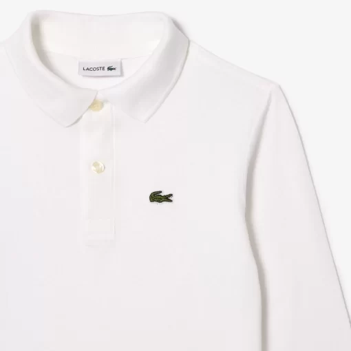 Lacoste Jungenkleidung>Regular Fit Jungen-Poloshirt Aus Petit Pique Weis 001