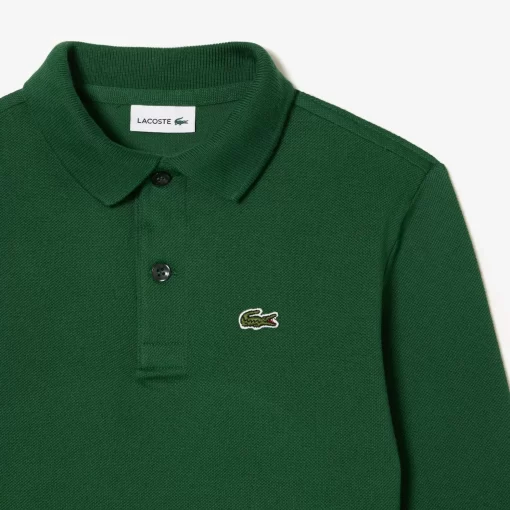 Lacoste Jungenkleidung>Regular Fit Jungen-Poloshirt Aus Petit Pique Grun 132