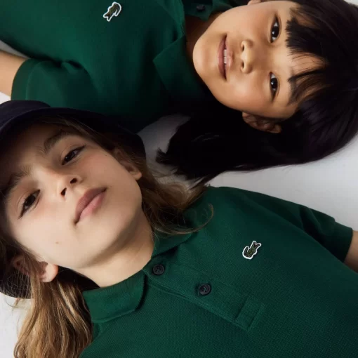 Lacoste Mädchenkleidung>Regular Fit -Kinder-Polo Aus Petit Pique Grun 132