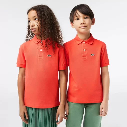 Lacoste Mädchenkleidung>Regular Fit -Kinder-Polo Aus Petit Pique Orange 02K