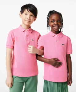 Lacoste Mädchenkleidung>Regular Fit -Kinder-Polo Aus Petit Pique Reseda Rosa 2R3