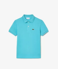 Lacoste Mädchenkleidung>Regular Fit -Kinder-Polo Aus Petit Pique Blau Spi