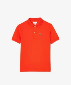 Lacoste Mädchenkleidung>Regular Fit -Kinder-Polo Aus Petit Pique Orange Sji