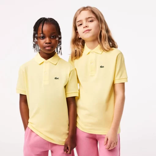 Lacoste Mädchenkleidung>Regular Fit -Kinder-Polo Aus Petit Pique Gelb 107