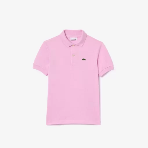 Lacoste Mädchenkleidung>Regular Fit -Kinder-Polo Aus Petit Pique Rosa Ixv