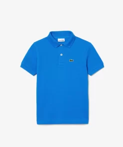 Lacoste Jungenkleidung>Regular Fit -Kinder-Polo Aus Petit Pique Blau Siy