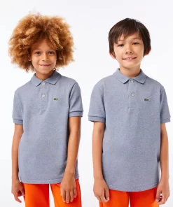 Lacoste Mädchenkleidung>Regular Fit -Kinder-Polo Aus Petit Pique Heidekraut Blau 1Gf