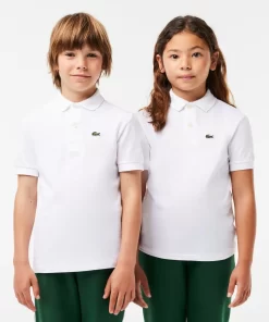 Lacoste Mädchenkleidung>Regular Fit -Kinder-Polo Aus Petit Pique Weis 001