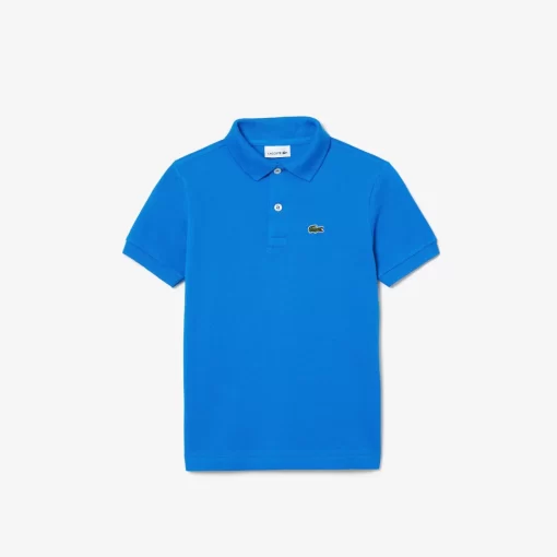 Lacoste Jungenkleidung>Regular Fit -Kinder-Polo Aus Petit Pique Blau Siy