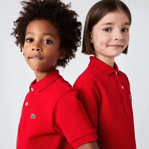 Lacoste Mädchenkleidung>Regular Fit -Kinder-Polo Aus Petit Pique Rot 240