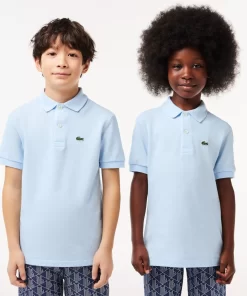 Lacoste Mädchenkleidung>Regular Fit -Kinder-Polo Aus Petit Pique Hellblau T01