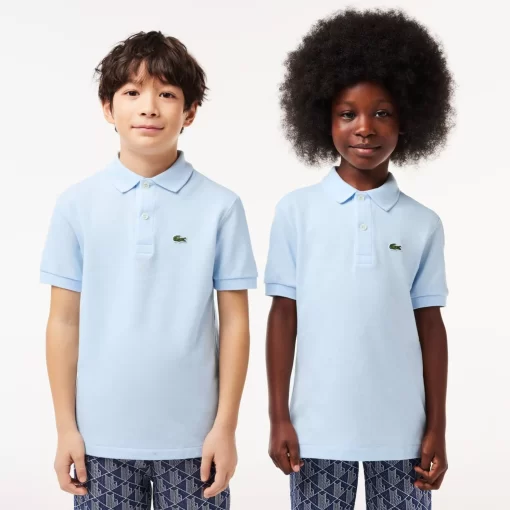 Lacoste Mädchenkleidung>Regular Fit -Kinder-Polo Aus Petit Pique Hellblau T01