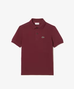 Lacoste Mädchenkleidung>Regular Fit -Kinder-Polo Aus Petit Pique Burgunder Yup