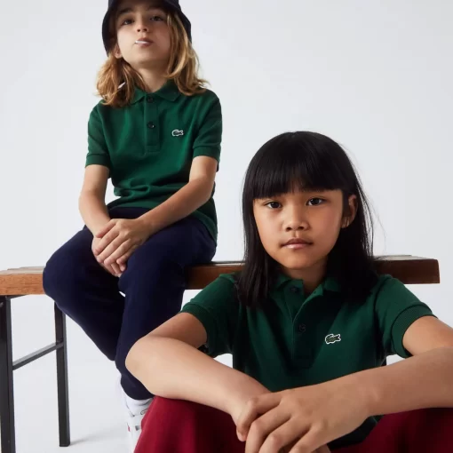 Lacoste Mädchenkleidung>Regular Fit -Kinder-Polo Aus Petit Pique Grun 132