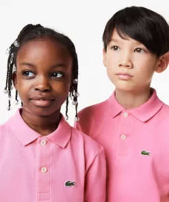 Lacoste Mädchenkleidung>Regular Fit -Kinder-Polo Aus Petit Pique Reseda Rosa 2R3