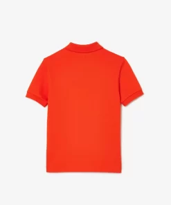 Lacoste Mädchenkleidung>Regular Fit -Kinder-Polo Aus Petit Pique Orange Sji