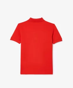 Lacoste Mädchenkleidung>Regular Fit -Kinder-Polo Aus Petit Pique Rot F8M