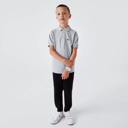 Lacoste Mädchenkleidung>Regular Fit -Kinder-Polo Aus Petit Pique Heidekraut Grau Cca