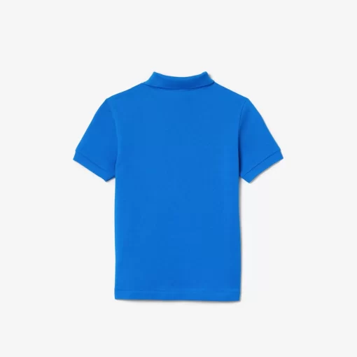 Lacoste Jungenkleidung>Regular Fit -Kinder-Polo Aus Petit Pique Blau Siy