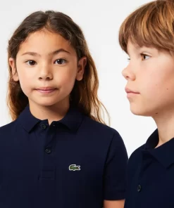 Lacoste Mädchenkleidung>Regular Fit -Kinder-Polo Aus Petit Pique Navy Blau 166