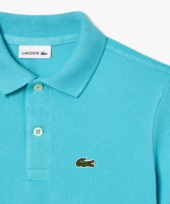 Lacoste Mädchenkleidung>Regular Fit -Kinder-Polo Aus Petit Pique Blau Spi