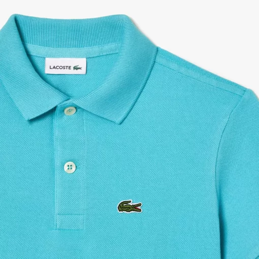 Lacoste Mädchenkleidung>Regular Fit -Kinder-Polo Aus Petit Pique Blau Spi