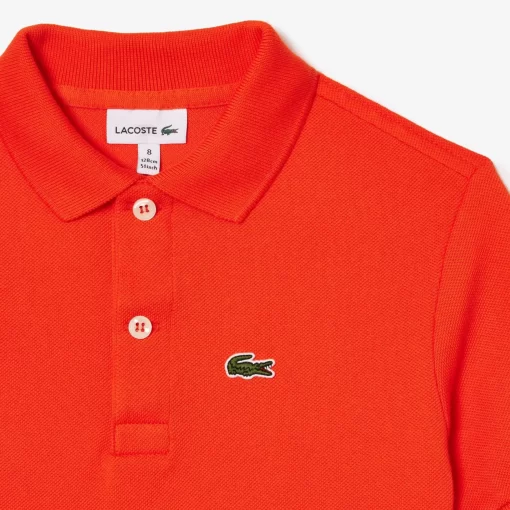 Lacoste Mädchenkleidung>Regular Fit -Kinder-Polo Aus Petit Pique Orange Sji